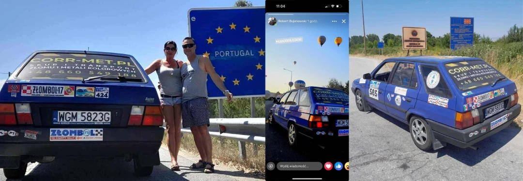 zlomik "Złomem przez świat" czyli CORR-MET sponsoruje